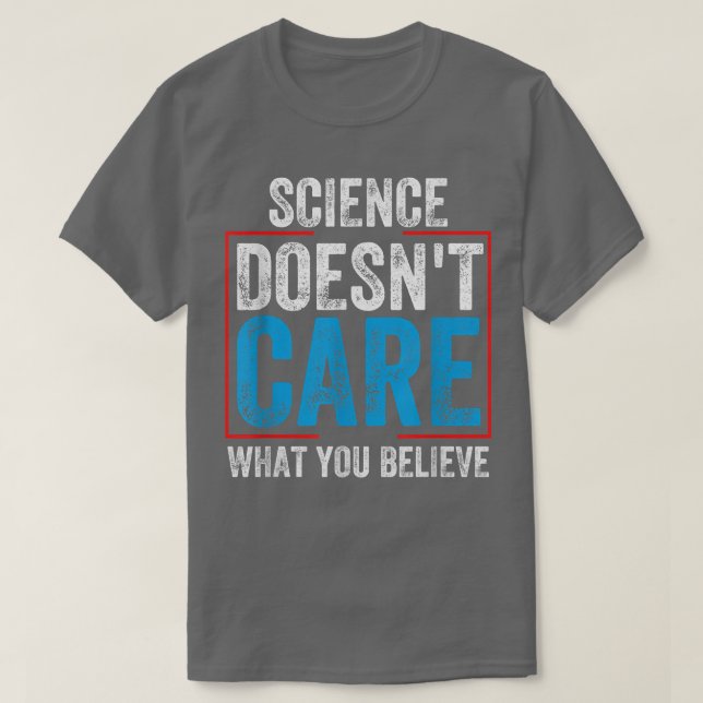 T-shirt Chemise d'enseignant en sciences La science se fic (Design devant)