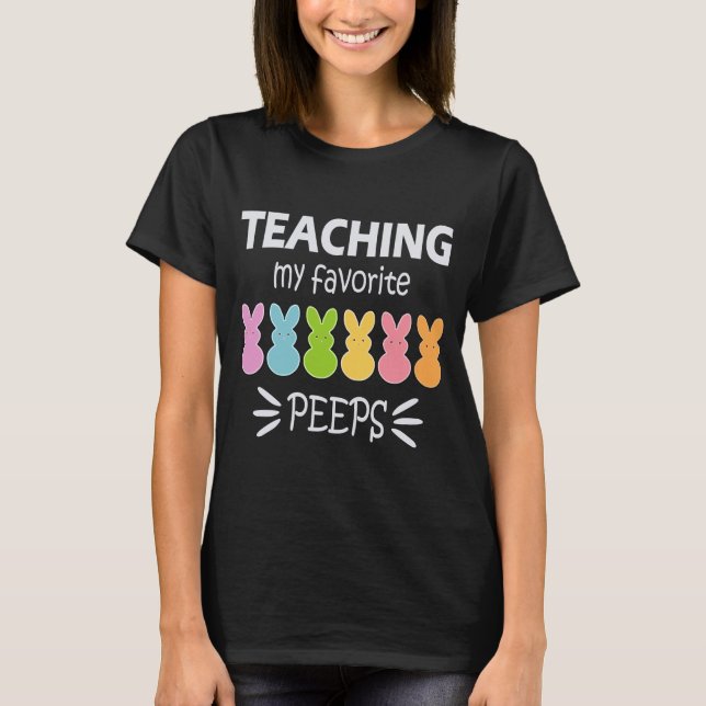 T-shirt Chemise d'enseignant pour enseigner Pâques aux pet (Devant)