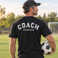 Chemise d'entraîneur à nom personnalisé, Tee de st