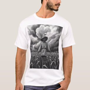 T-shirt Chemise d'épouvantail d'Halloween
