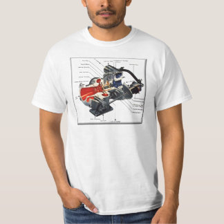 T-SHIRT CHEMISE D'ÉQUIPAGE DE DOUBLAGE DE TURBO EURO