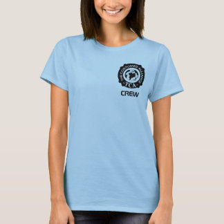 T-shirt Chemise d'équipage pour femmes, Rouge