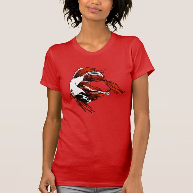 T-shirt chemise d'équipe de betafish (Devant)