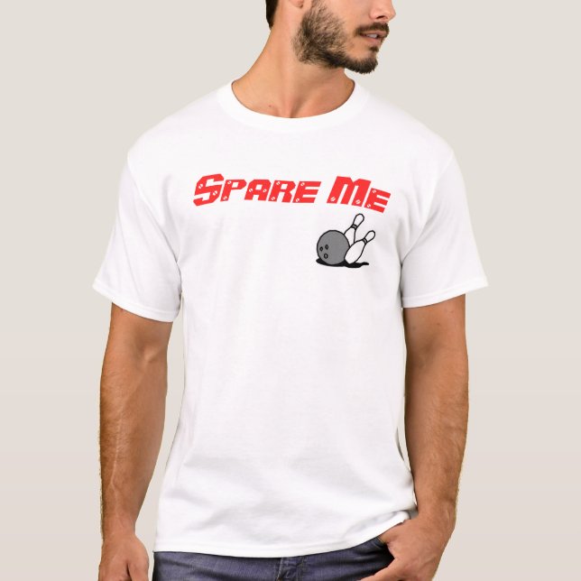 T-shirt Chemise d'équipe de bowling (Devant)