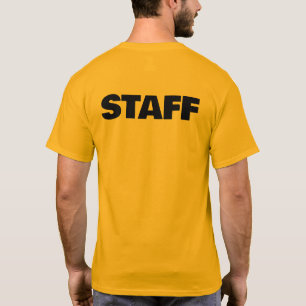 T-shirt Chemise d'équipe d'événement Personnel et bénévo