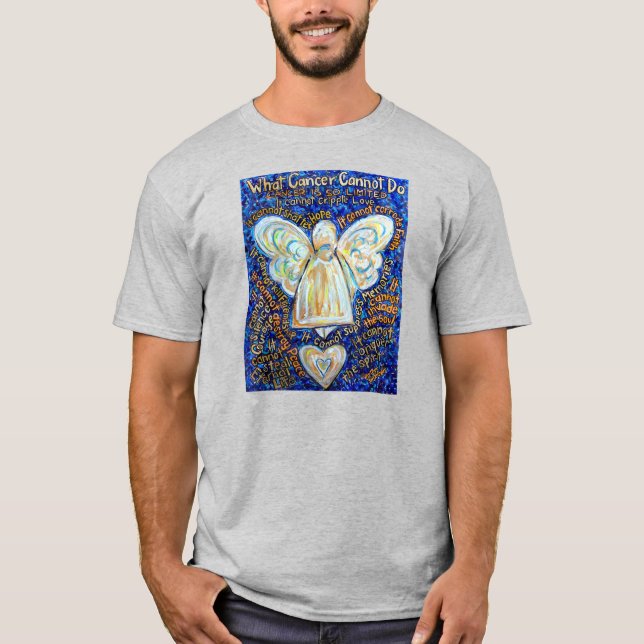 T-shirt Chemise d'équipe personnalisée Blue and Gold Cance (Devant)