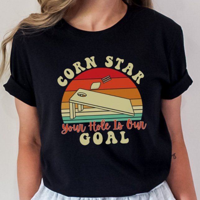 T-shirt Chemise d'équipe personnalisée Corn Hole (Créateur téléchargé)