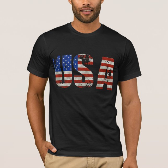 T-shirt Chemise des Etats-Unis (Devant)