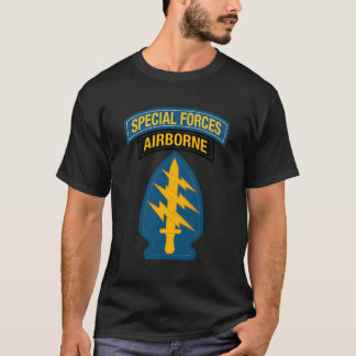 T-shirt Chemise Des Forces Spéciales Américaines Sf Green 