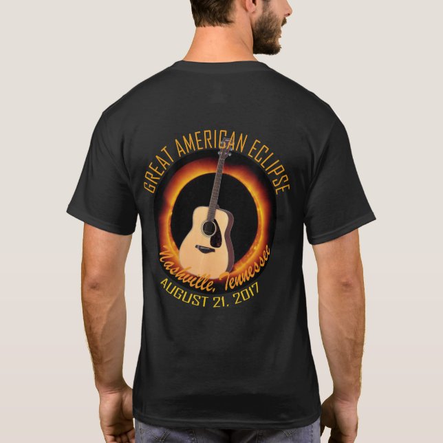 T-shirt Chemise des hommes de Nashville Great American Ecl (Dos)