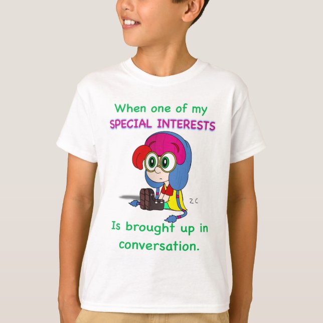 T-shirt Chemise des intérêts spéciaux (enfants)  (Devant)