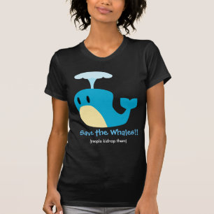 T-shirt Chemise des textes de baleine