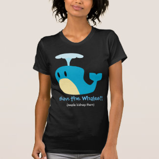 T-shirt Chemise des textes de baleine