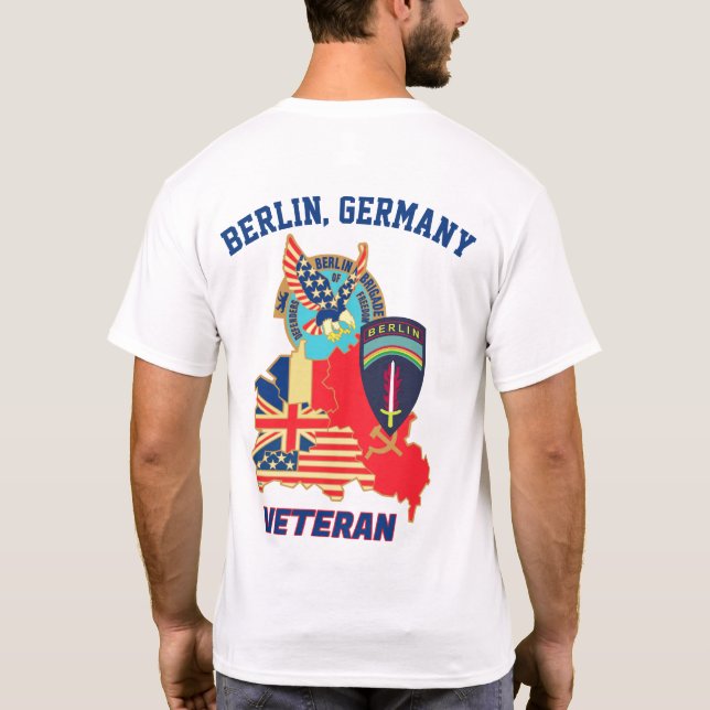 T-shirt Chemise des vétérans de la brigade de Berlin #1 (Dos)