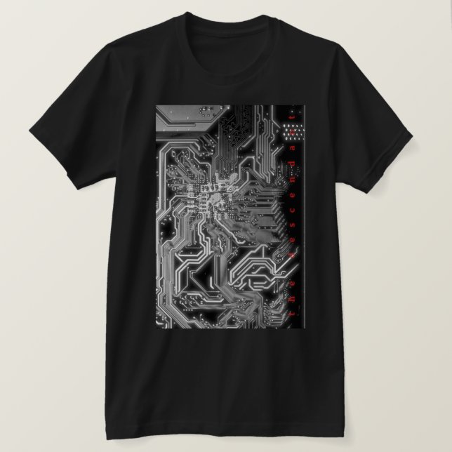 T-shirt Chemise Descendant Circuit Board (Design devant)