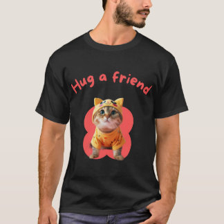 T-shirt Chemise design pour chat conviviale