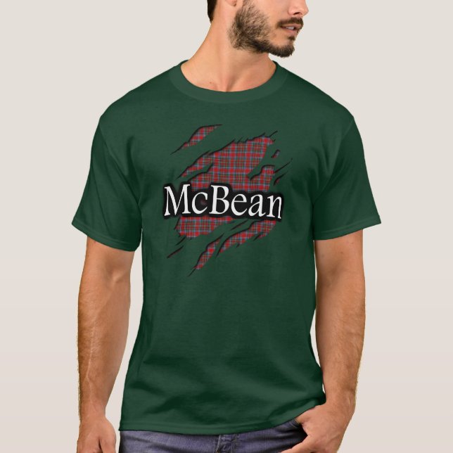 T-shirt Chemise d'esprit de tartan de MacBean McBean de (Devant)