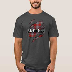 T-shirt Chemise d'esprit de tartan de MacFarlane McFarland