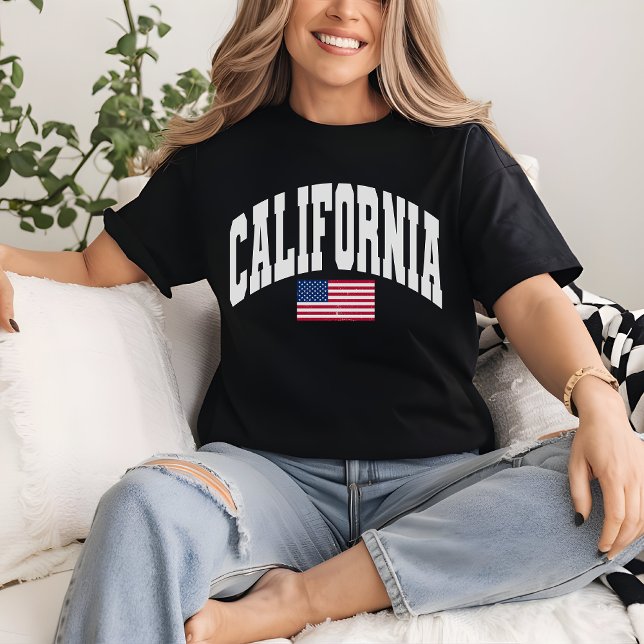 T-shirt Chemise d'état Retro California Home, Cadeau patri (California shirt, California home state shirt, vintage California tee, California patriotic gift,)