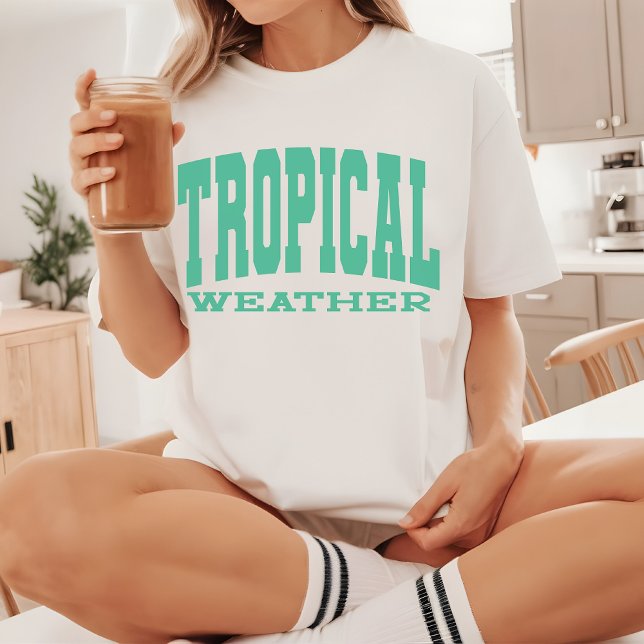 T-shirt Chemise d'été, Tropical Weather Vibes Beacht (tropical weather shirt, summer vibes t-shirt, beachy vibes tee, vacation shirt, summer shirt, beach)