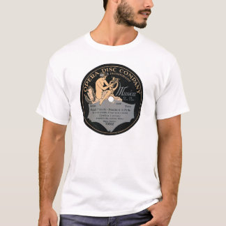 T-shirt Chemise d'étiquette de disque de disque d'opéra