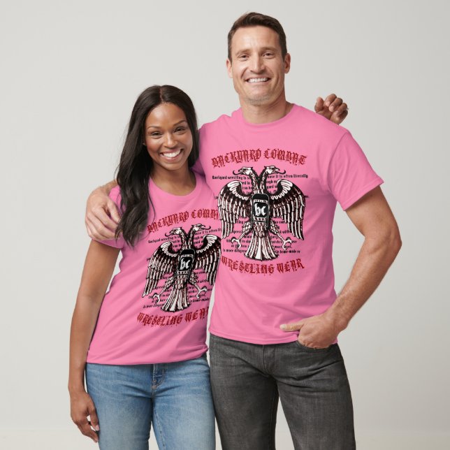 T-shirt Chemise détruite à double aigle (Unisexe)