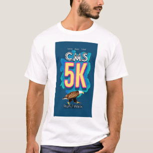 T-shirt Chemise d'événement CMS 5K Run/Walk