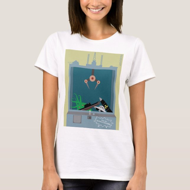 T-shirt Chemise d'explorateur de Glomar des femmes (Devant)