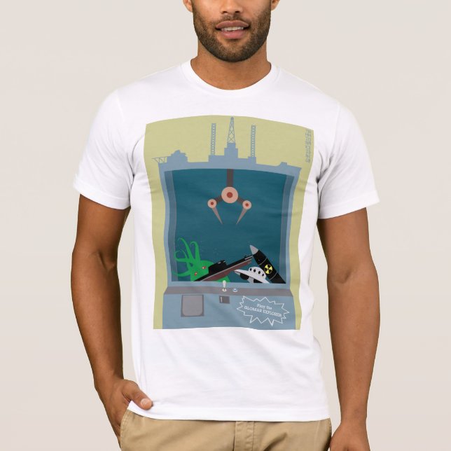 T-shirt Chemise d'explorateur de Glomar des hommes (Devant)