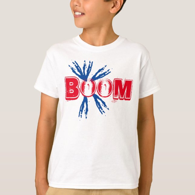 T-shirt Chemise d'explosion pour enfants 4 juillet (Devant)
