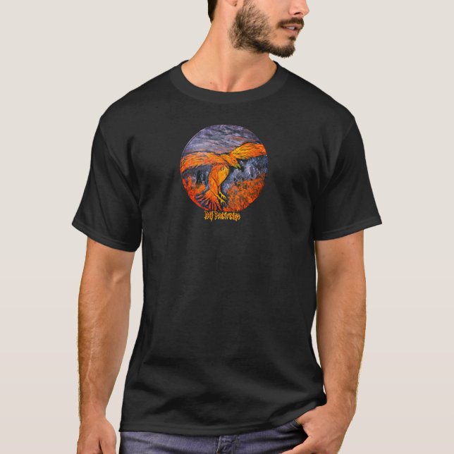 T-shirt chemise DG Paintings Fire Phoenix ver.4 (Devant)