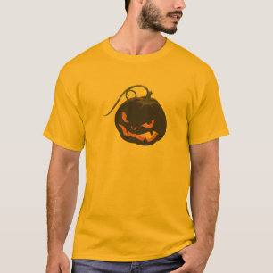 T-shirt Chemise d'Halloween Black Jack O'Lantern