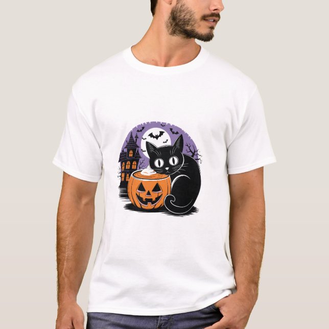 T-shirt Chemise d'Halloween Confort Couleurs Enfants (Devant)