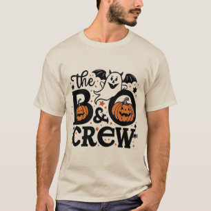 T-shirt Chemise d'Halloween de Boo Crew - Amusante & Migno