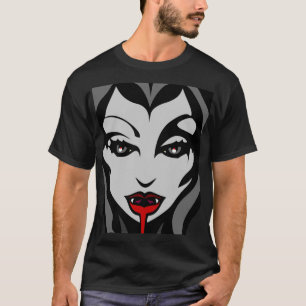 T-shirt Chemise d'Halloween Éffrayant Vampire Unisex Chemi