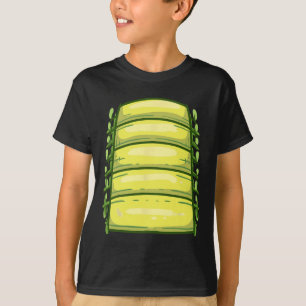 T-shirt Chemise d'Halloween Enfants Front Alligator Belly 
