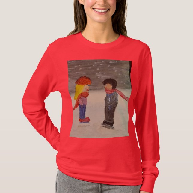 T-shirt Chemise d'hiver à manches longues (Devant)