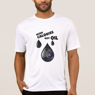 T-shirt Chemise d'huile de calories de brûlure pas