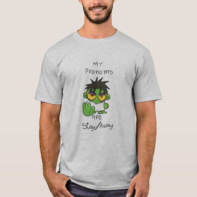 T-shirt Chemise d'humeur introverti (Devant)