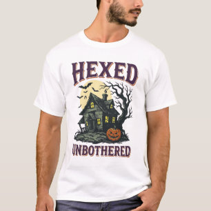 T-shirt Chemise d'humour de sorcière Cottage hanté vintage