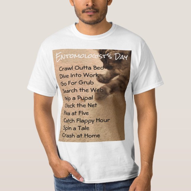 T-shirt Chemise d'humour d'entomologie par RoseWrites (Devant)