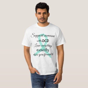 T-shirt Chemise d'Humour OCD drôle
