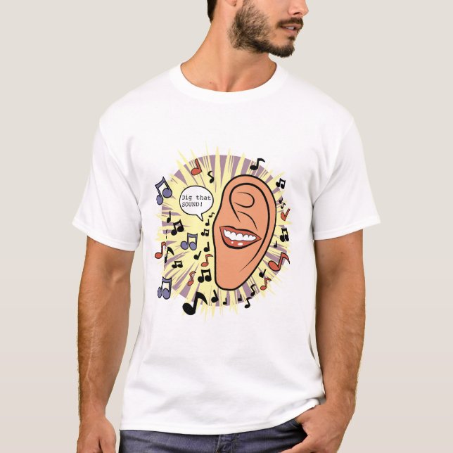 T-shirt Chemise Dig That Sound (Devant)