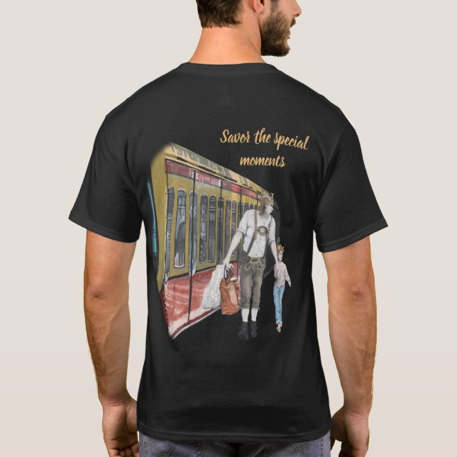 T-shirt Chemise d'Imaginaire allemande Elf Berlin Train Vo (Dos)