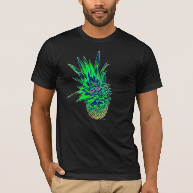 T-shirt Chemise d'impression d'ananas de CYCAD (Devant)