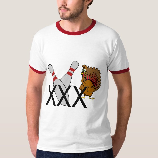 T-shirt Chemise dinde Bowling (Devant)