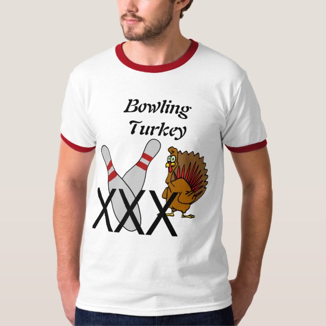 T-shirt Chemise dinde Bowling (Devant)