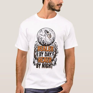 T-shirt Chemise d'infirmière Halloween Gravure vintage Art