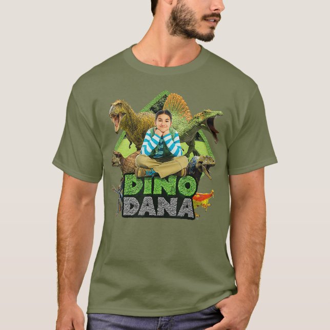 T-shirt Chemise Dino Dana Real Dinosaures (Devant)
