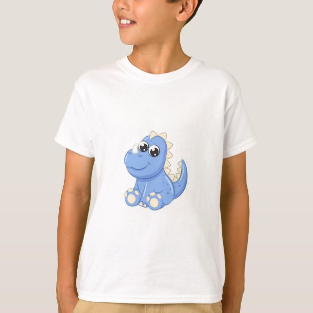 T-shirt Chemise Dinosaur Enfants (Devant)